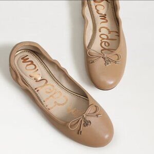 Sam Edelman Kids 12 Felicia Mini Beige Girls Ballet Flats NWT